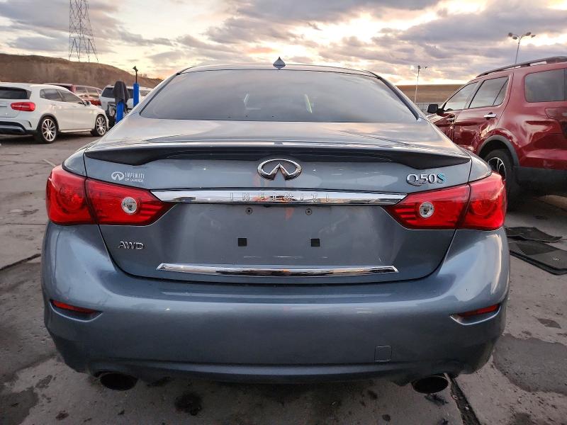 99544635 :رقم المزاد ، JN1AV7AR3EM702408 vin ، 2014 Infiniti Q50 Hybrid مزاد بيع