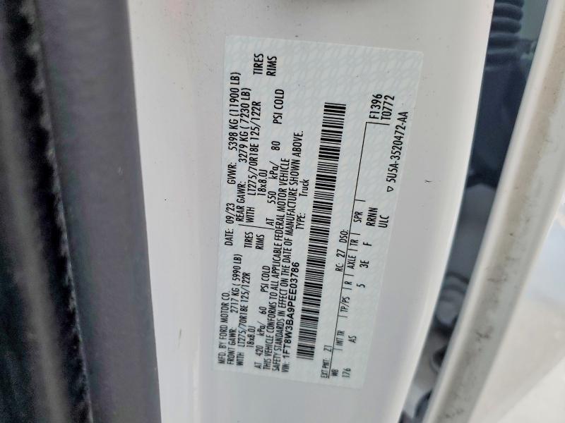 Продаж на аукціоні авто 2023 Ford F350, vin: 1FT8W3BA9PEE03786, номер лоту: 99321265