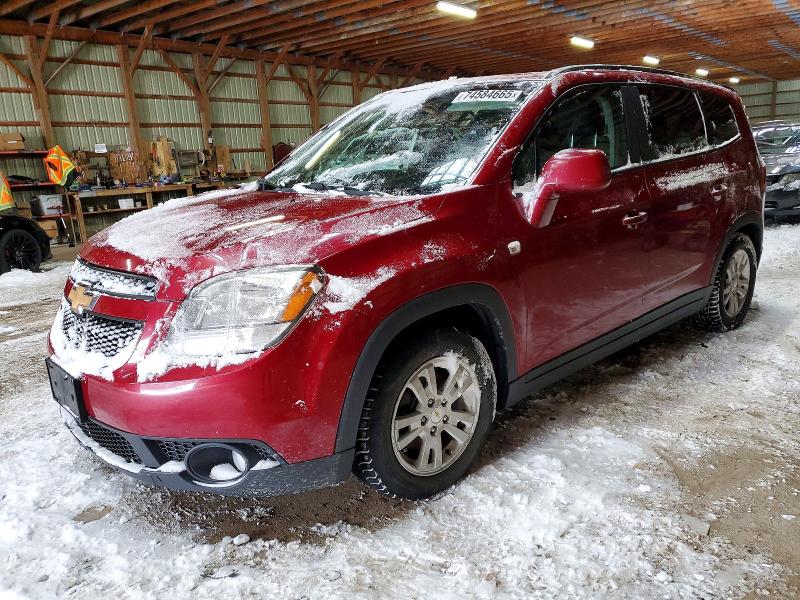 Aukcja sprzedaży 2012 Chevrolet Orlando Lt, vin: KL77P2EM4CK521603, numer aukcji: 74584665