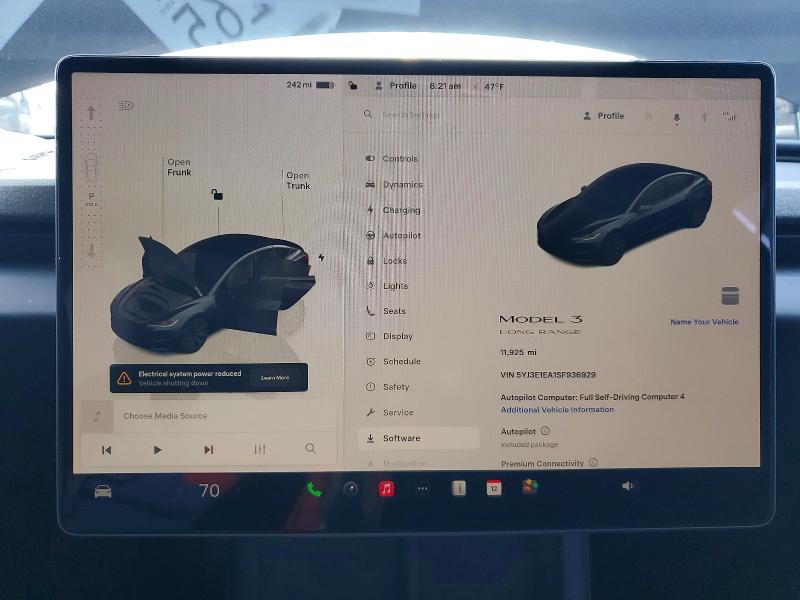 72650415 :رقم المزاد ، 5YJ3E1EA1SF936929 vin ، 2025 Tesla Model 3 مزاد بيع