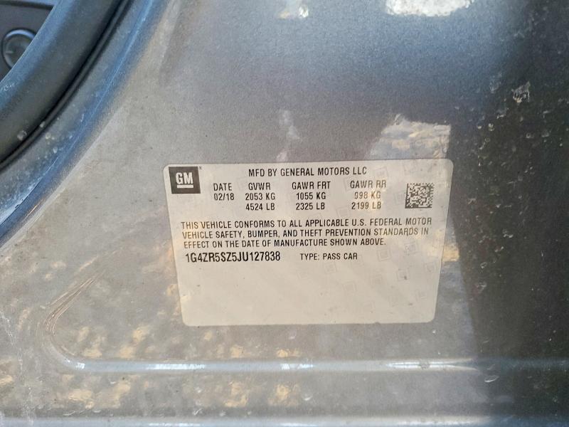 Продаж на аукціоні авто 2018 Buick Lacrosse, vin: 1G4ZR5SZ5JU127838, номер лоту: 73977775