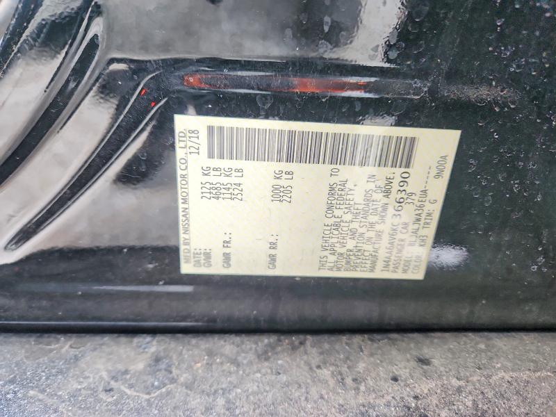 Продаж на аукціоні авто 2019 Nissan Maxima, vin: 1N4AA6AV6KC366390, номер лоту: 98619425