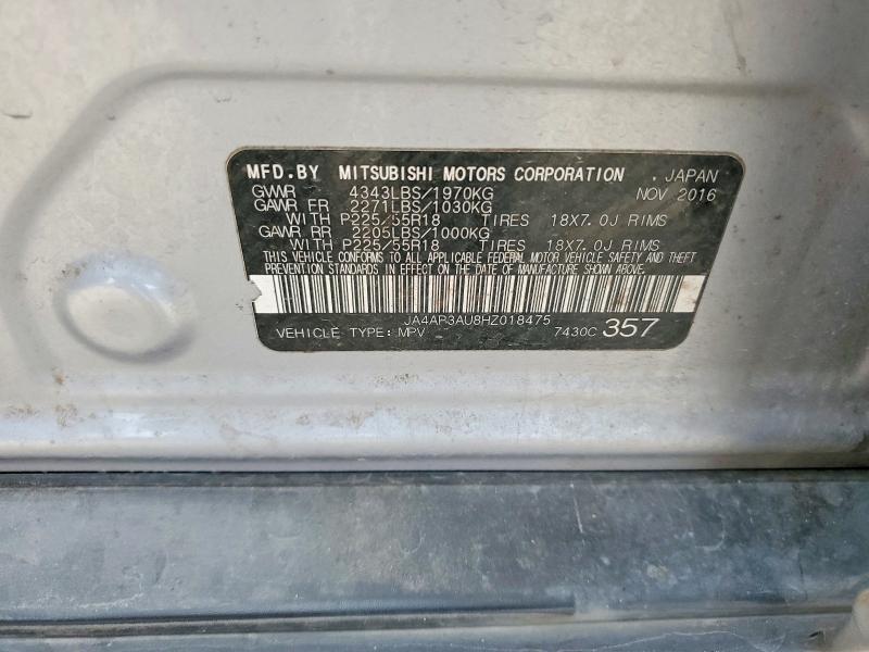 Aukcja sprzedaży 2017 Mitsubishi Outlander Sport, vin: JA4AP3AU8HZ018475, numer aukcji: 72690985