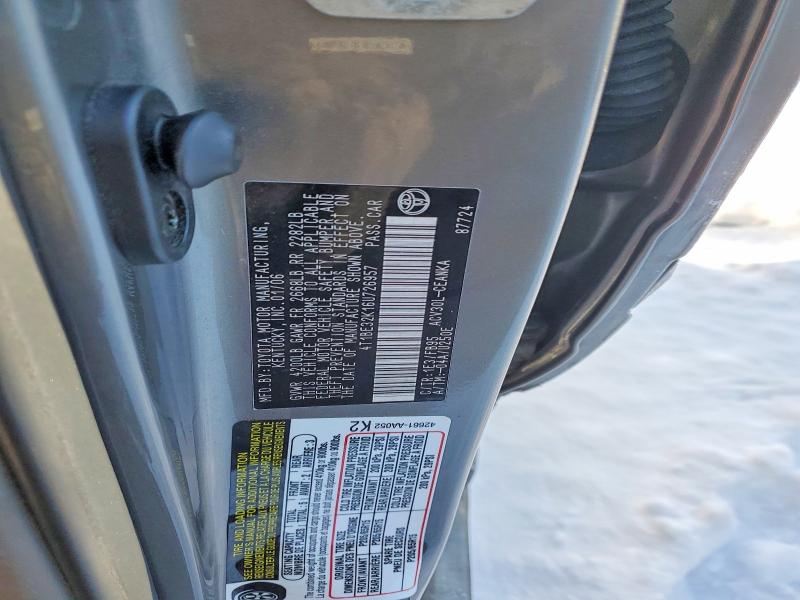 Продаж на аукціоні авто 2006 Toyota Camry, vin: 4T1BE32K16U726957, номер лоту: 72785635