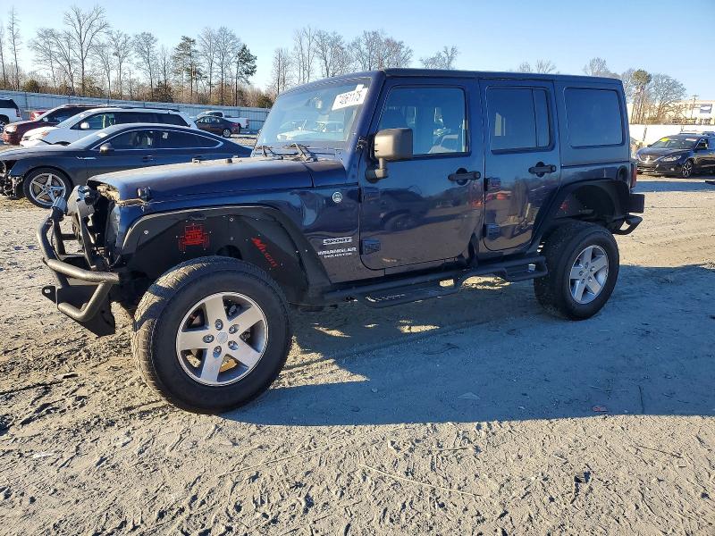 2013 Jeep Wrangler Unlimited მანქანა იყიდება აუქციონზე, vin: 1C4BJWDGXDL510246, აუქციონის ნომერი: 74061175