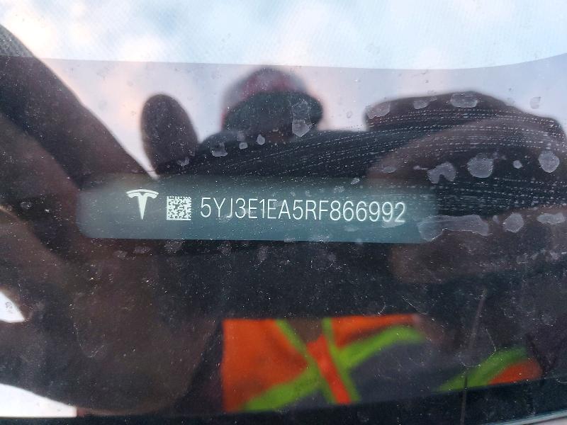 98209475 :رقم المزاد ، 5YJ3E1EA5RF866992 vin ، 2024 Tesla Model 3 مزاد بيع