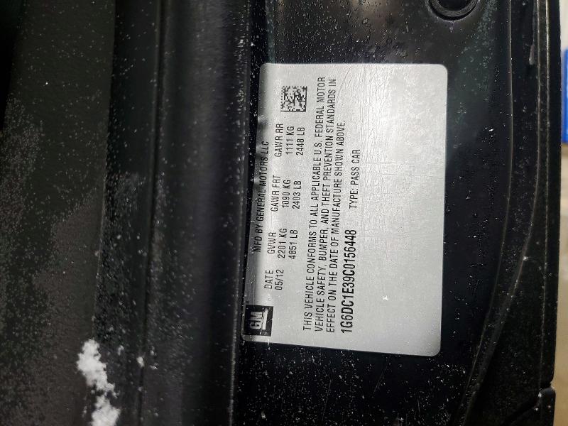 Продаж на аукціоні авто 2012 Cadillac Cts, vin: 1G6DC1E39C0156448, номер лоту: 98808845