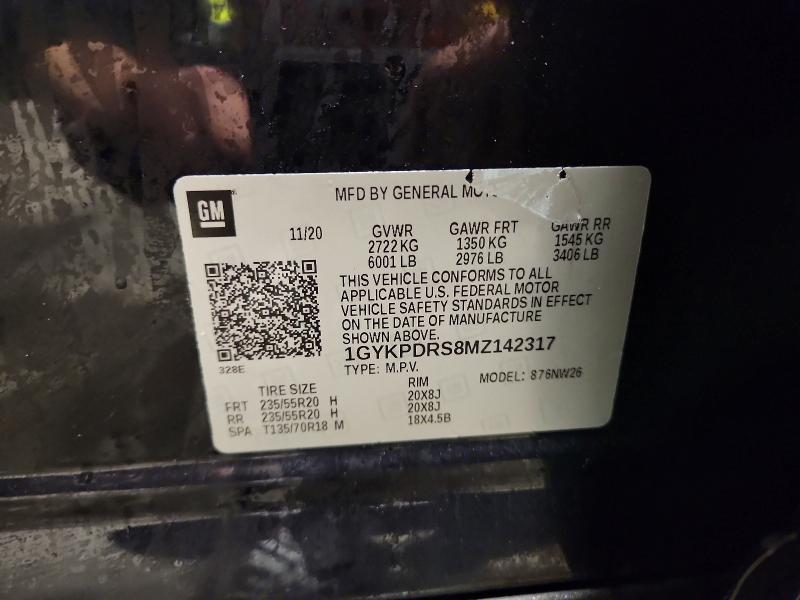 Продажа на аукционе авто 2021 Cadillac Xt6, vin: 1GYKPDRS8MZ142317, номер лота: 99461505