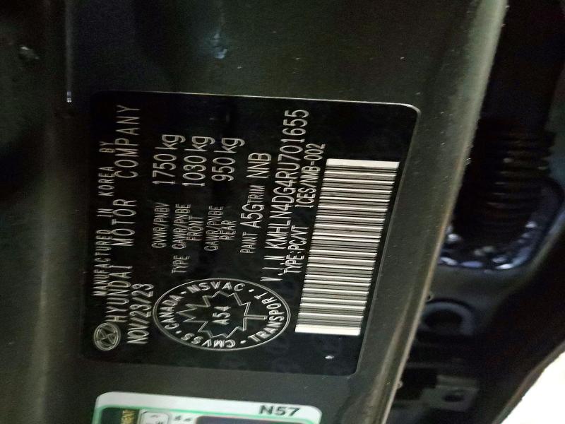 96953845 :رقم المزاد ، KMHLN4DG4RU701655 vin ، 2024 Hyundai Elantra مزاد بيع