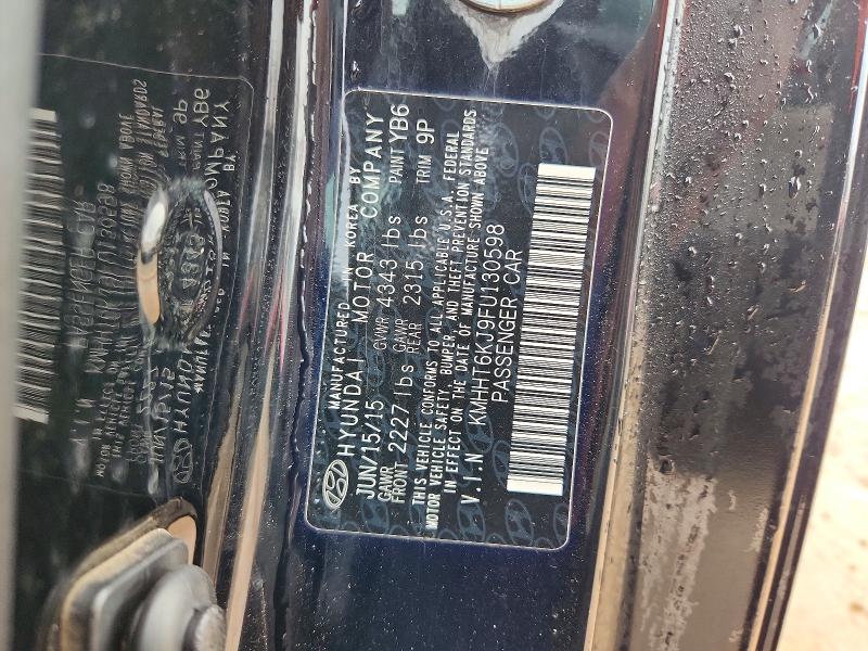 72333445 :رقم المزاد ، KMHHT6KJ9FU130598 vin ، 2015 Hyundai Genesis Coupe مزاد بيع