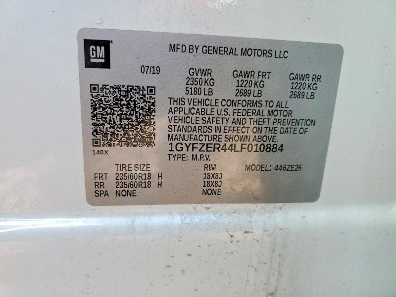 Продажа на аукционе авто 2020 Cadillac Xt4 Sport, vin: 1GYFZER44LF010884, номер лота: 75384215