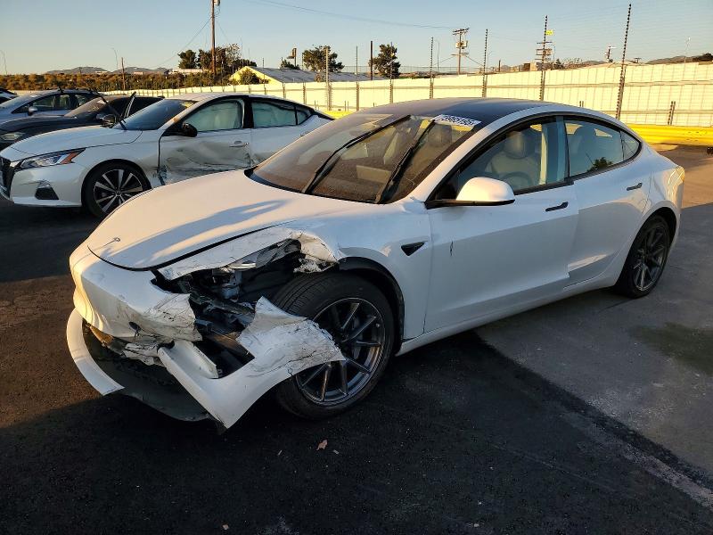 73965195 :رقم المزاد ، 5YJ3E1EA7NF307521 vin ، 2022 Tesla Model 3 مزاد بيع