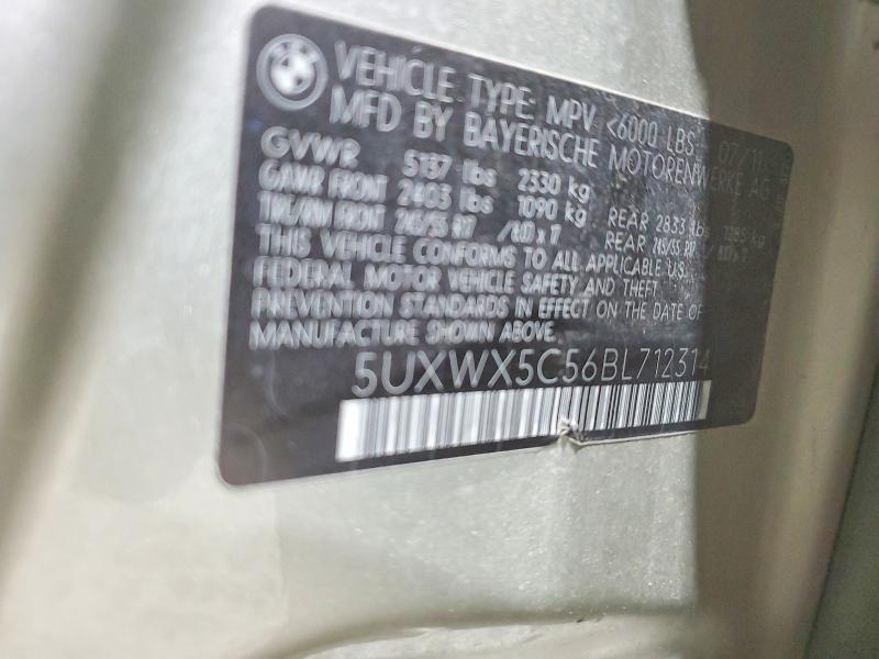 74604855 :رقم المزاد ، 5UXWX5C56BL712314 vin ، 2011 Bmw X3 مزاد بيع