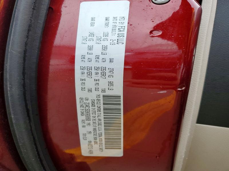 73395675 :رقم المزاد ، 2C4RC1BG9KR650968 vin ، 2019 Chrysler Pacifica مزاد بيع