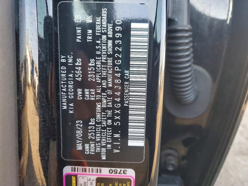 Aukcja sprzedaży 2023 Kia K5, vin: 5XXG44J84PG223990, numer aukcji: 99258175