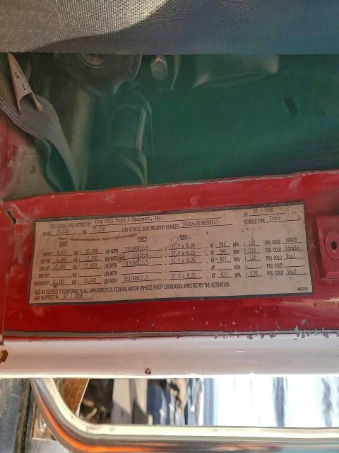 98308525 :رقم المزاد ، 5VCDC6JF19H208047 vin ، 2009 Autocar Llc Unknown مزاد بيع