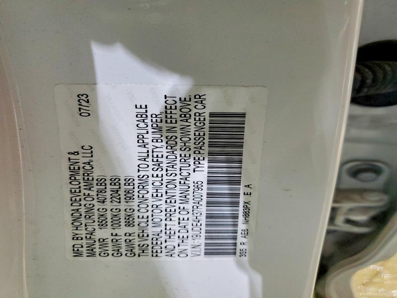 Aukcja sprzedaży 2024 Acura Integra, vin: 19UDE4H37RA007965, numer aukcji: 99960805