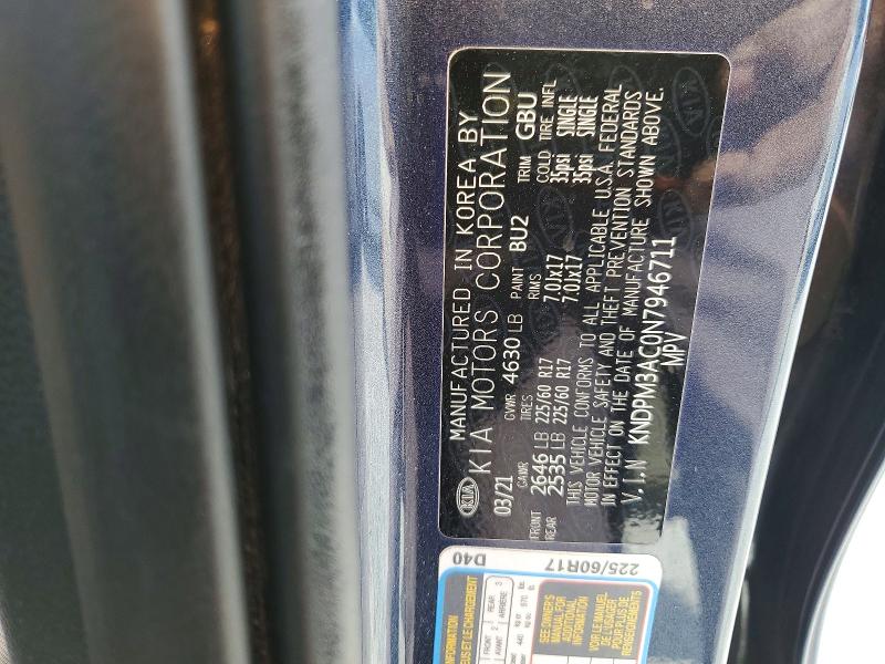 Aukcja sprzedaży 2022 Kia Sportage, vin: KNDPM3AC0N7946711, numer aukcji: 98956655