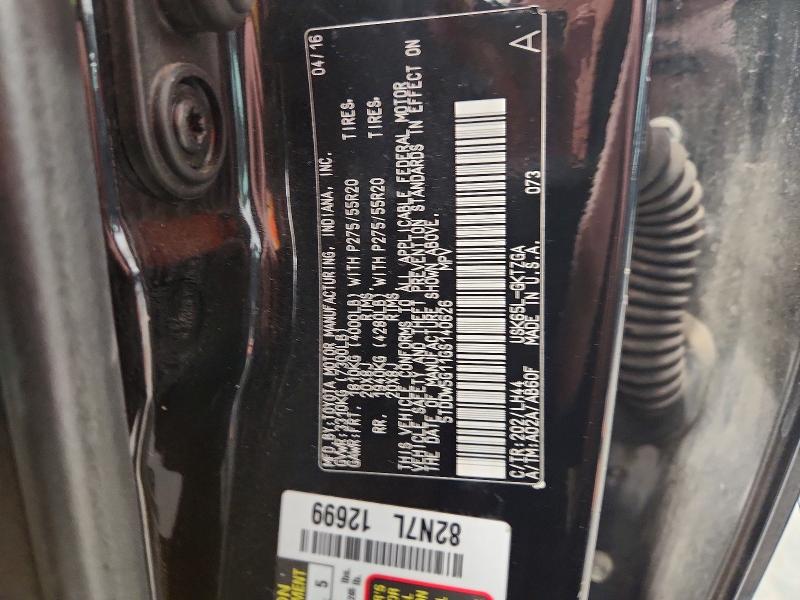 Продажа на аукционе авто 2016 Toyota Sequoia, vin: 5TDDW5G11GS140626, номер лота: 48503506