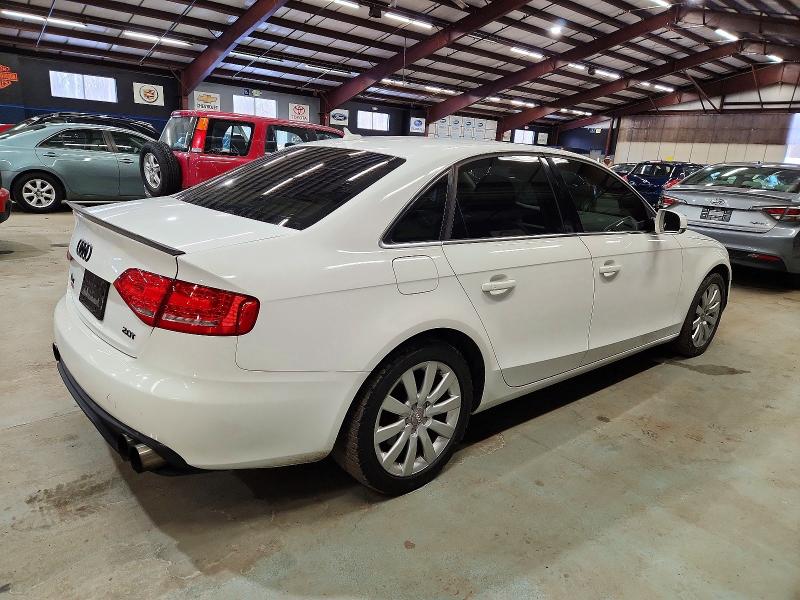 2010 Audi A4 Premium მანქანა იყიდება აუქციონზე, vin: WAUFFAFL9AN007644, აუქციონის ნომერი: 99472895