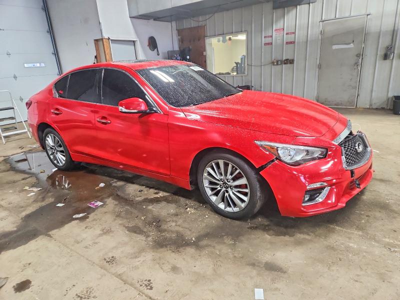 2021 Infiniti Q50 Luxe მანქანა იყიდება აუქციონზე, vin: JN1EV7BR2MM751517, აუქციონის ნომერი: 98922415