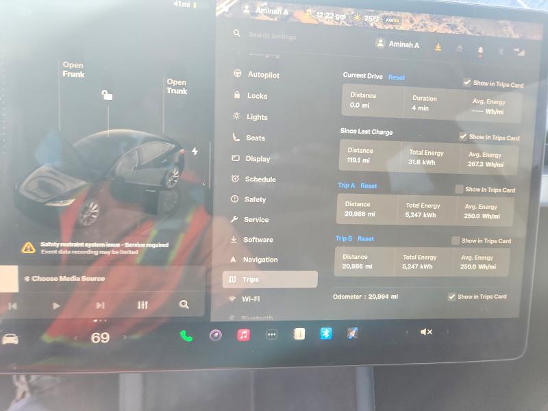 97250095 :رقم المزاد ، 5YJ3E1EAXRF768587 vin ، 2024 Tesla Model 3 مزاد بيع