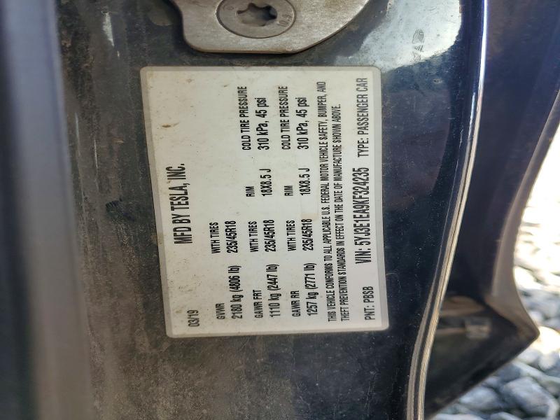 Продажа на аукционе авто 2019 Tesla Model 3, vin: 5YJ3E1EA9KF324235, номер лота: 72861025