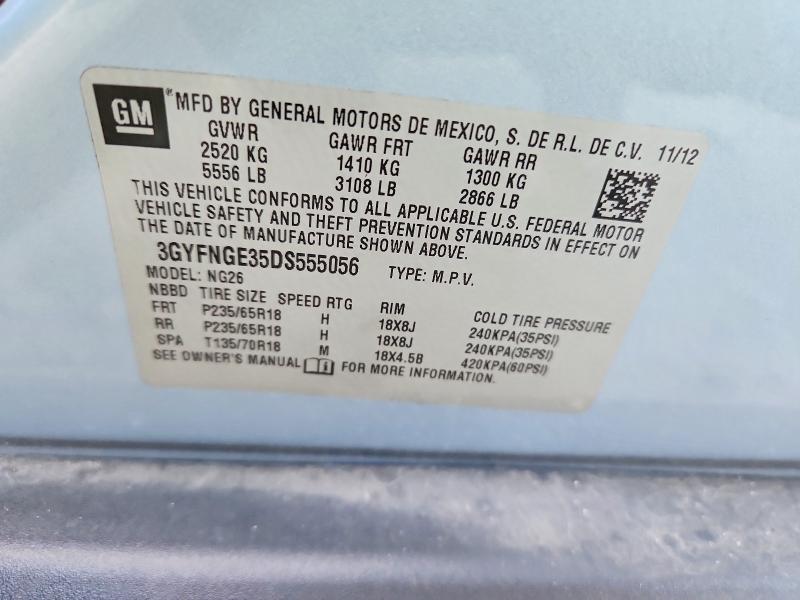 Продажа на аукционе авто 2013 Cadillac Srx, vin: 3GYFNGE35DS555056, номер лота: 98698615