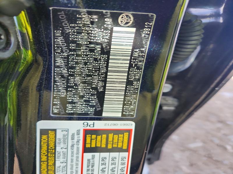 74684255 :رقم المزاد ، 4T1BF1FK7HU705156 vin ، 2017 Toyota Camry مزاد بيع