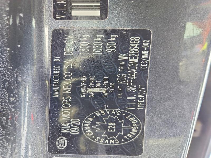 Aukcja sprzedaży 2021 Kia Forte, vin: 3KPF44AC3ME286468, numer aukcji: 98646965