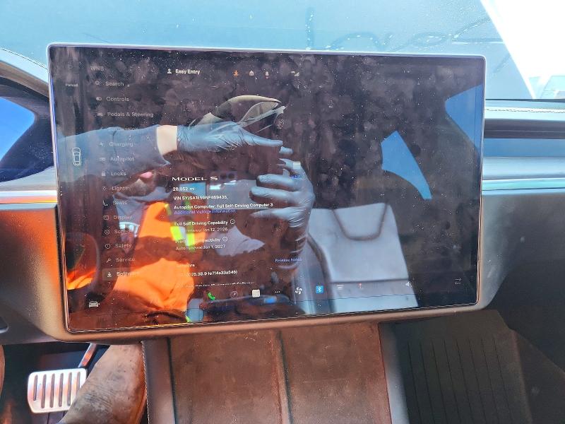 2022 Tesla Model S მანქანა იყიდება აუქციონზე, vin: 5YJSA1E59NF469435, აუქციონის ნომერი: 72237635