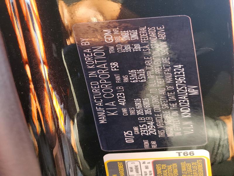 73291955 :رقم المزاد ، KNDJ23AU2S7961324 vin ، 2025 Kia Soul مزاد بيع