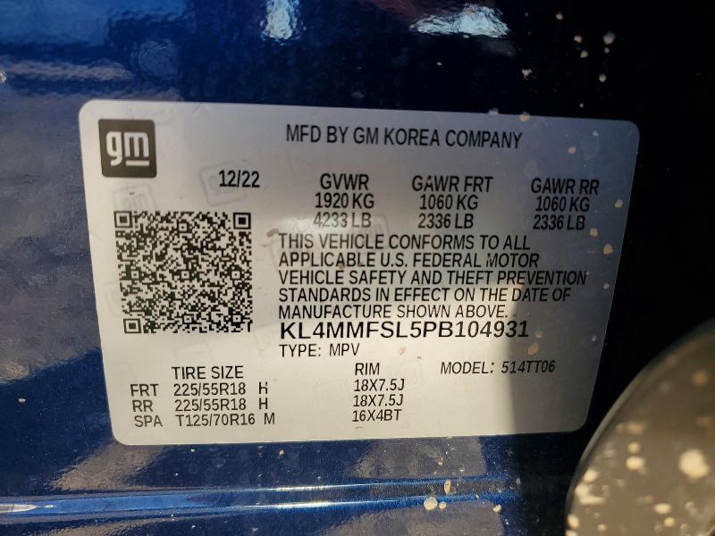 Aukcja sprzedaży 2023 Buick Encore Gx, vin: KL4MMFSL5PB104931, numer aukcji: 73007955