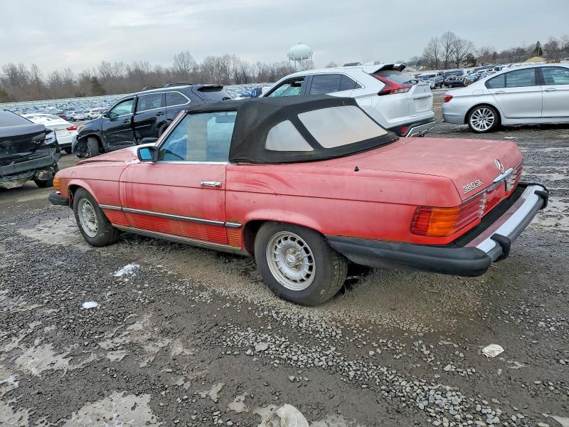 99457795 :رقم المزاد ، WDBBA45C6FA035241 vin ، 1985 Mercedes-benz 380 مزاد بيع