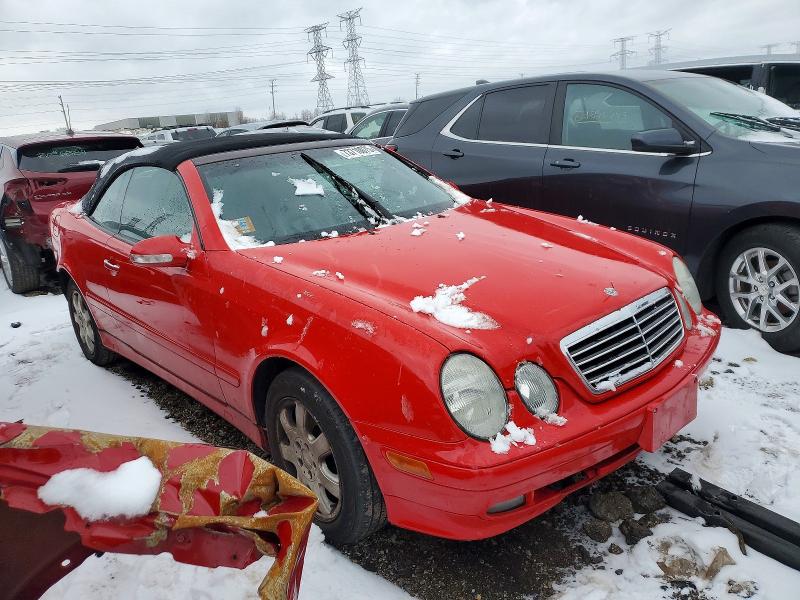 2000 Mercedes-benz Clk 320 მანქანა იყიდება აუქციონზე, vin: WDBLK65G2YT034501, აუქციონის ნომერი: 73710075