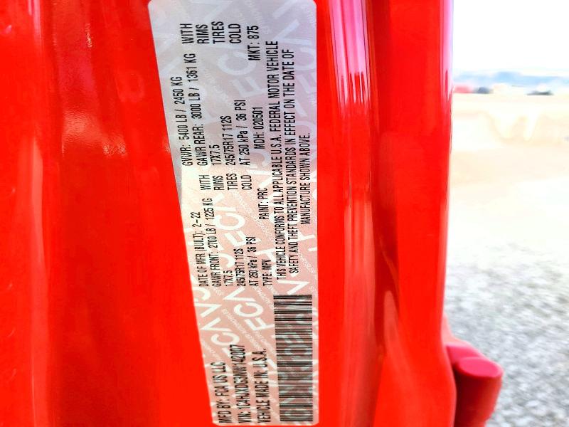 Aukcja sprzedaży 2022 Jeep Wrangler Unlimited, vin: 1C4HJXDG3NW142007, numer aukcji: 99993515