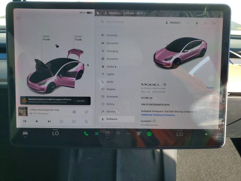Продажа на аукционе авто 2021 Tesla Model 3, vin: 5YJ3E1EB8MF879110, номер лота: 73086405