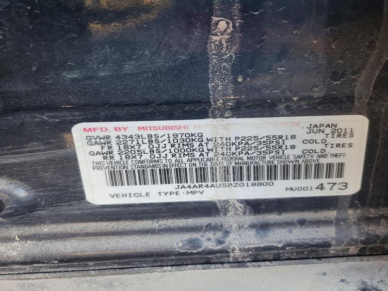 Продаж на аукціоні авто 2011 Mitsubishi Outlander Sport, vin: JA4AR4AU5BZ018800, номер лоту: 73873775