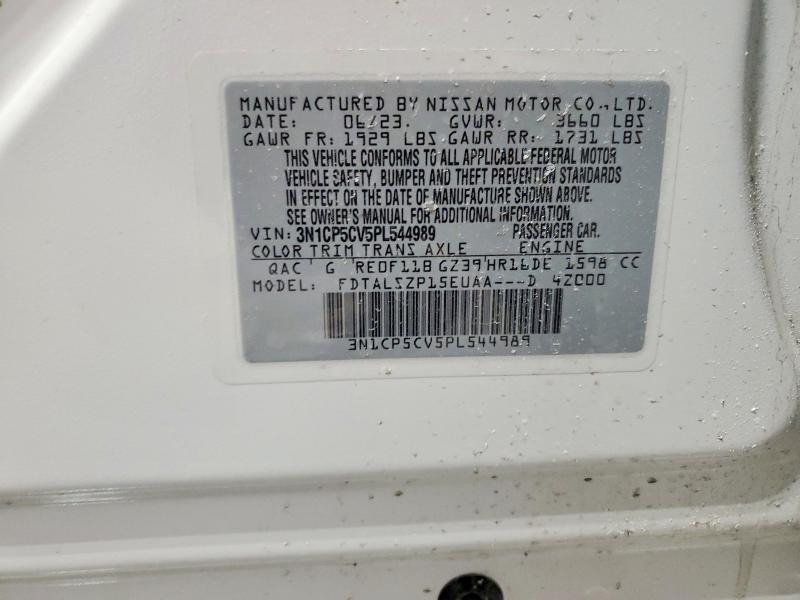 Aukcja sprzedaży 2023 Nissan Kicks, vin: 3N1CP5CV5PL544989, numer aukcji: 74628395