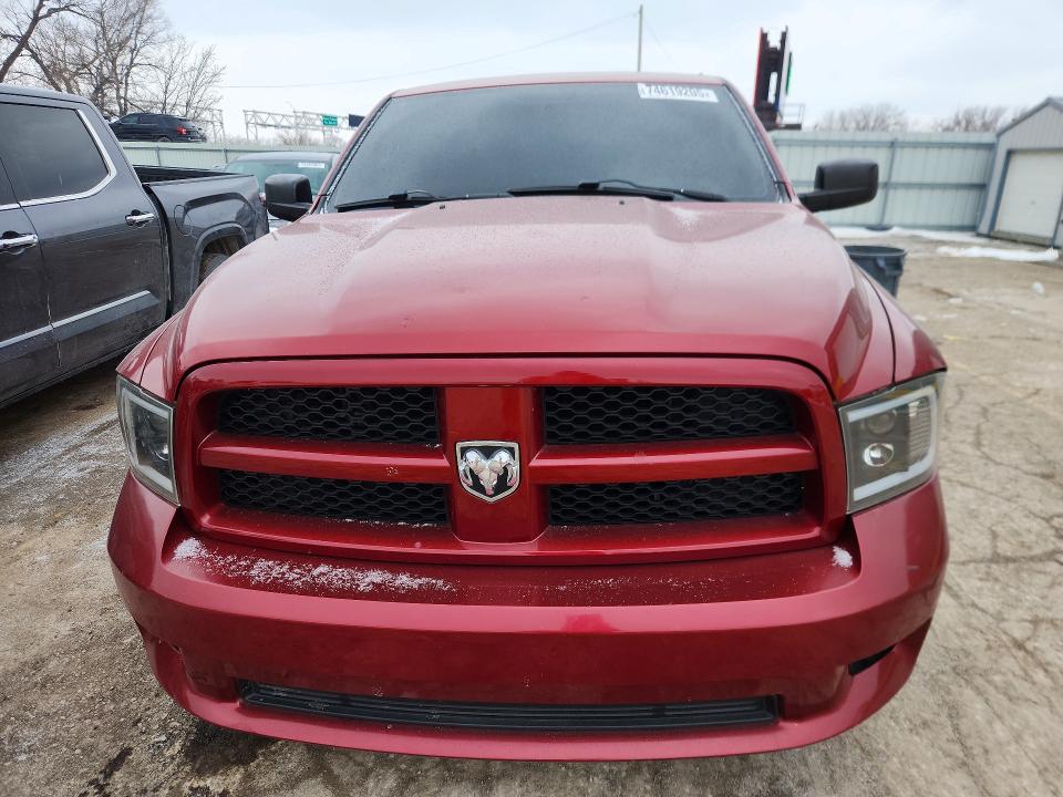 Продажа на аукционе авто 2012 Dodge Ram 1500 S, vin: 3C6JD6AT0CG273046, номер лота: 74619205