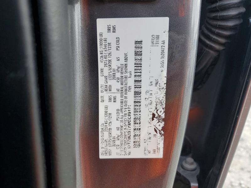 Aukcja sprzedaży 2021 Ford F250, vin: 1FT7W2BTXMEC89171, numer aukcji: 75456265
