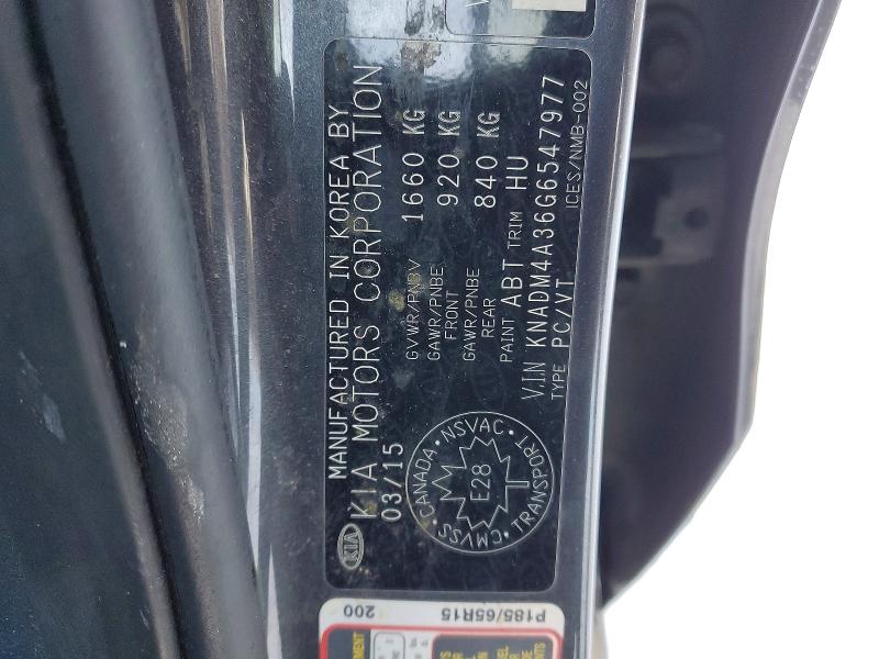 Продажа на аукционе авто 2016 Kia Rio Lx, vin: KNADM4A36G6547977, номер лота: 74406555