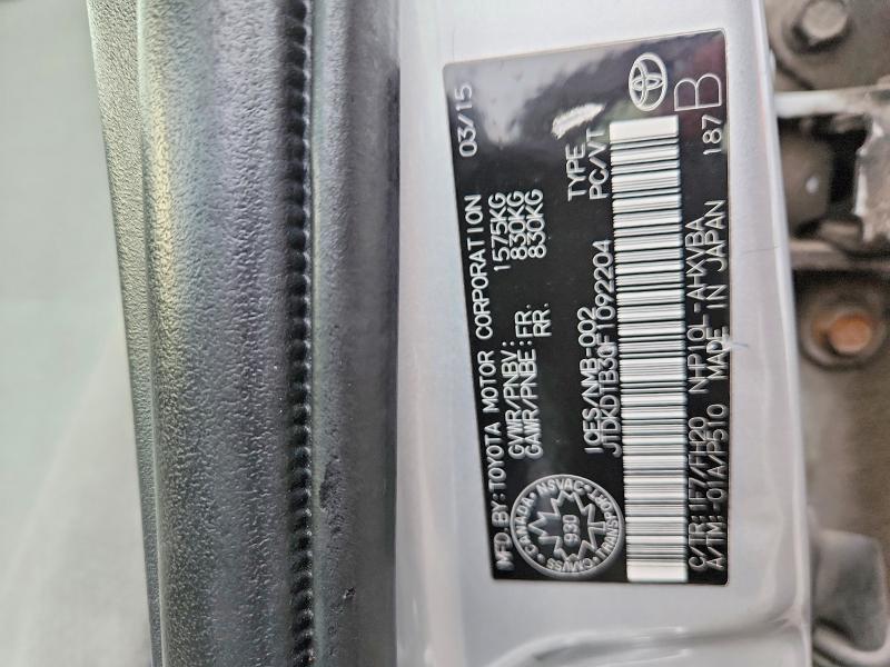 2015 Toyota Prius C მანქანა იყიდება აუქციონზე, vin: JTDKDTB30F1092204, აუქციონის ნომერი: 98163255