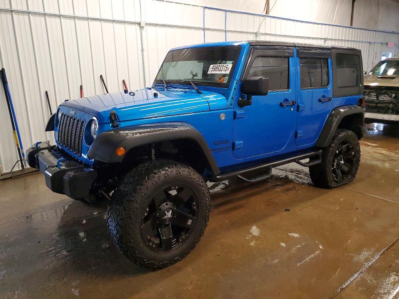 2015 Jeep Wrangler Unlimited მანქანა იყიდება აუქციონზე, vin: 1C4BJWDG5FL692134, აუქციონის ნომერი: 99893315