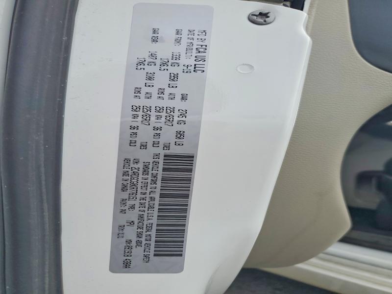 2019 Dodge Grand Caravan მანქანა იყიდება აუქციონზე, vin: 2C4RDGCG0KR776151, აუქციონის ნომერი: 98866975