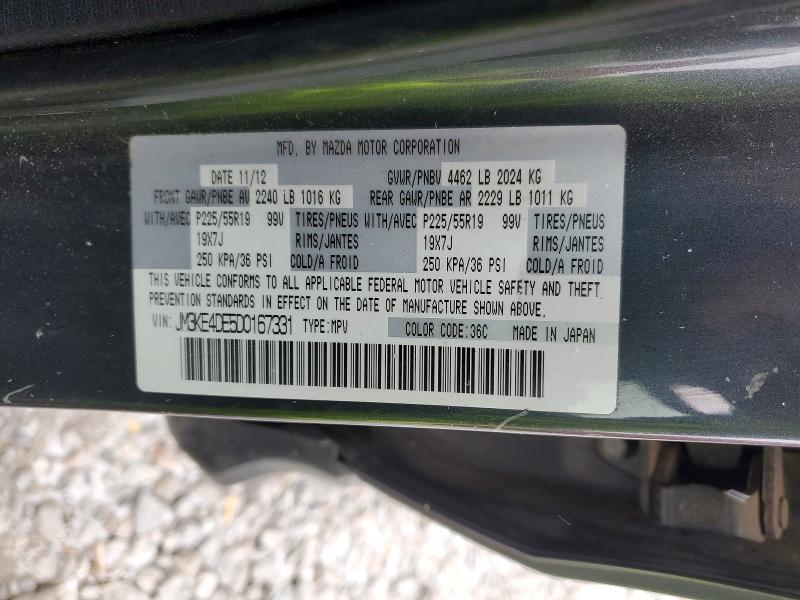 74776865 :رقم المزاد ، JM3KE4DE5D0167331 vin ، 2013 Mazda Cx-5 مزاد بيع