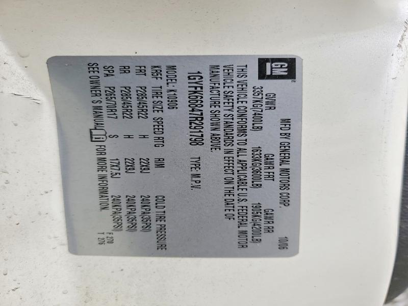 Aukcja sprzedaży 2007 Cadillac Escalade, vin: 1GYFK66847R291798, numer aukcji: 75016135