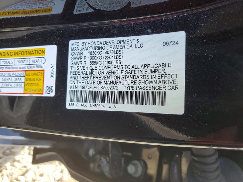 Продажа на аукционе авто 2025 Acura Integra A-, vin: 19UDE4H69SA002072, номер лота: 72967705