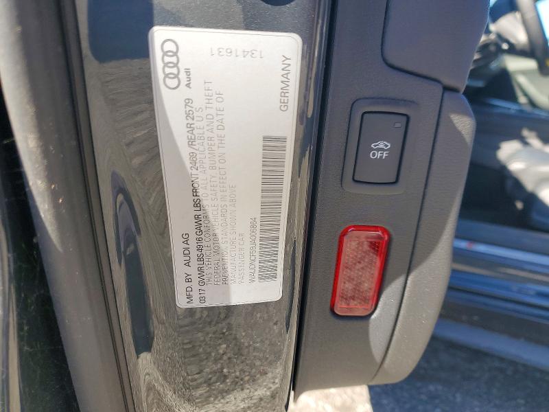 Продаж на аукціоні авто 2018 Audi A5, vin: WAUDNCF59JA006864, номер лоту: 73884195