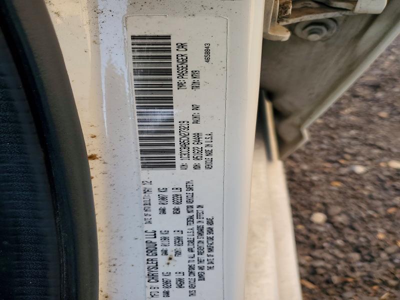 99085295 :رقم المزاد ، 1C3CCBAB5CN273219 vin ، 2012 Chrysler 200 مزاد بيع